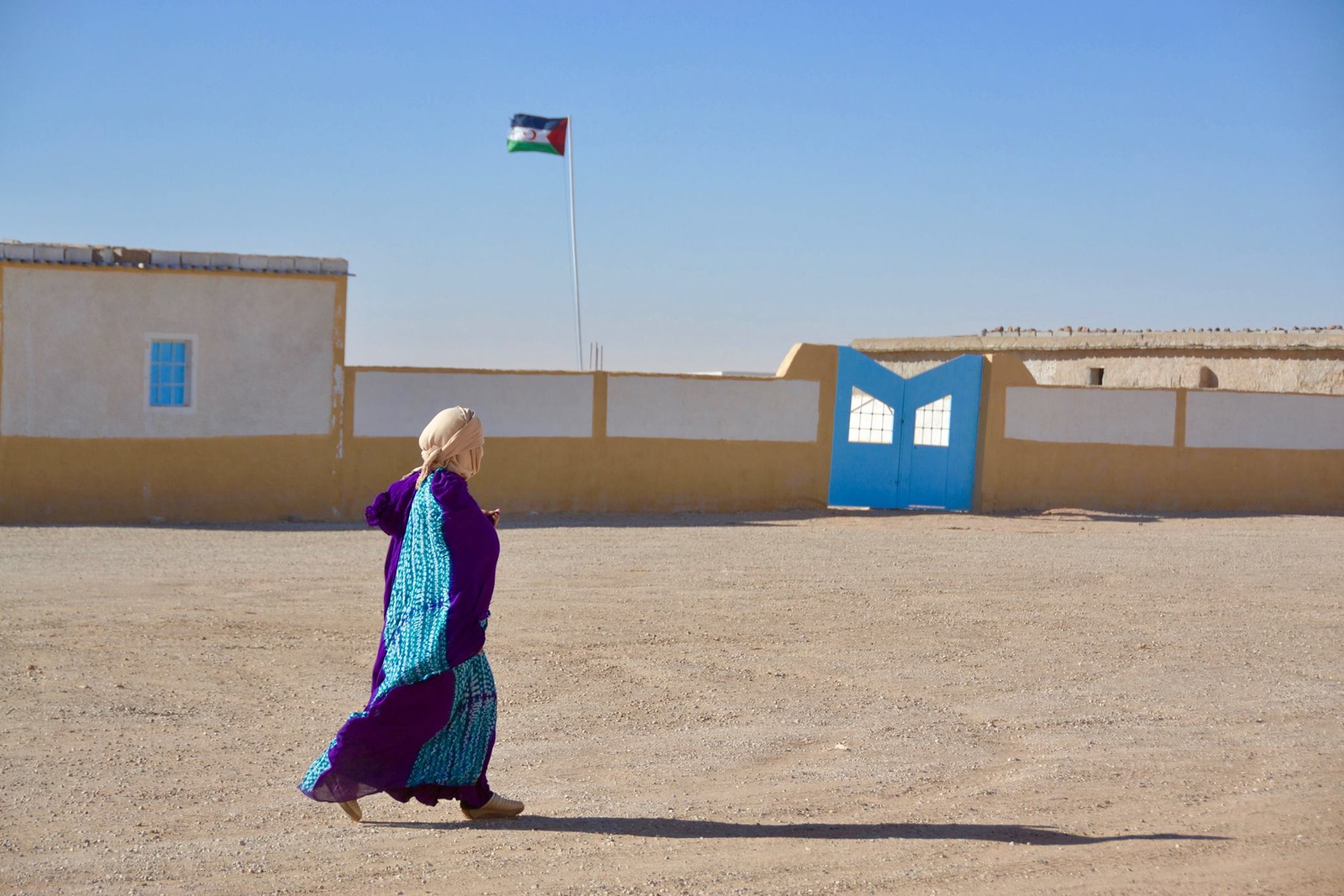 Saharawi, il campo profughi sullo sfondo