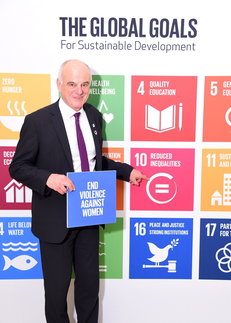 Il consulente speciale delle Nazioni Unite sull'agenda 2030 per lo sviluppo sostenibile, David Nabarro