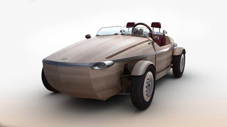 Toyota Setsuna, il prototipo dell'auto di legno