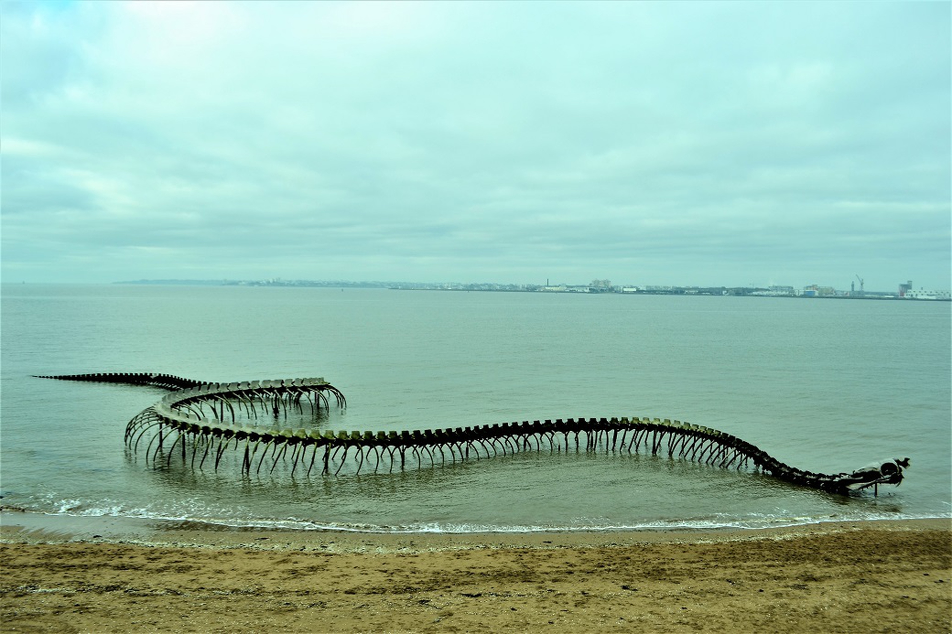 Il Serpent d'ocean fa parte del percorso artistico sull'estuario