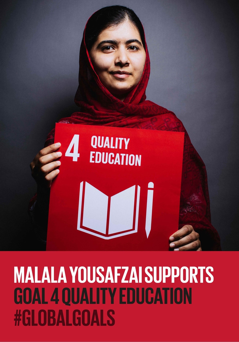 Malala Yousafzai, global goals