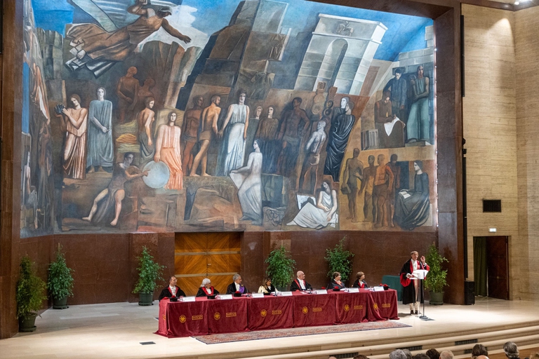 L'università La Sapienza di Roma ha conferito a Brunello Cucinelli il suo secondo dottorato di ricerca © Brunello Cucinelli