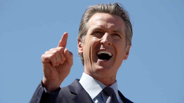 Il governatore della California Gavin Newsom
