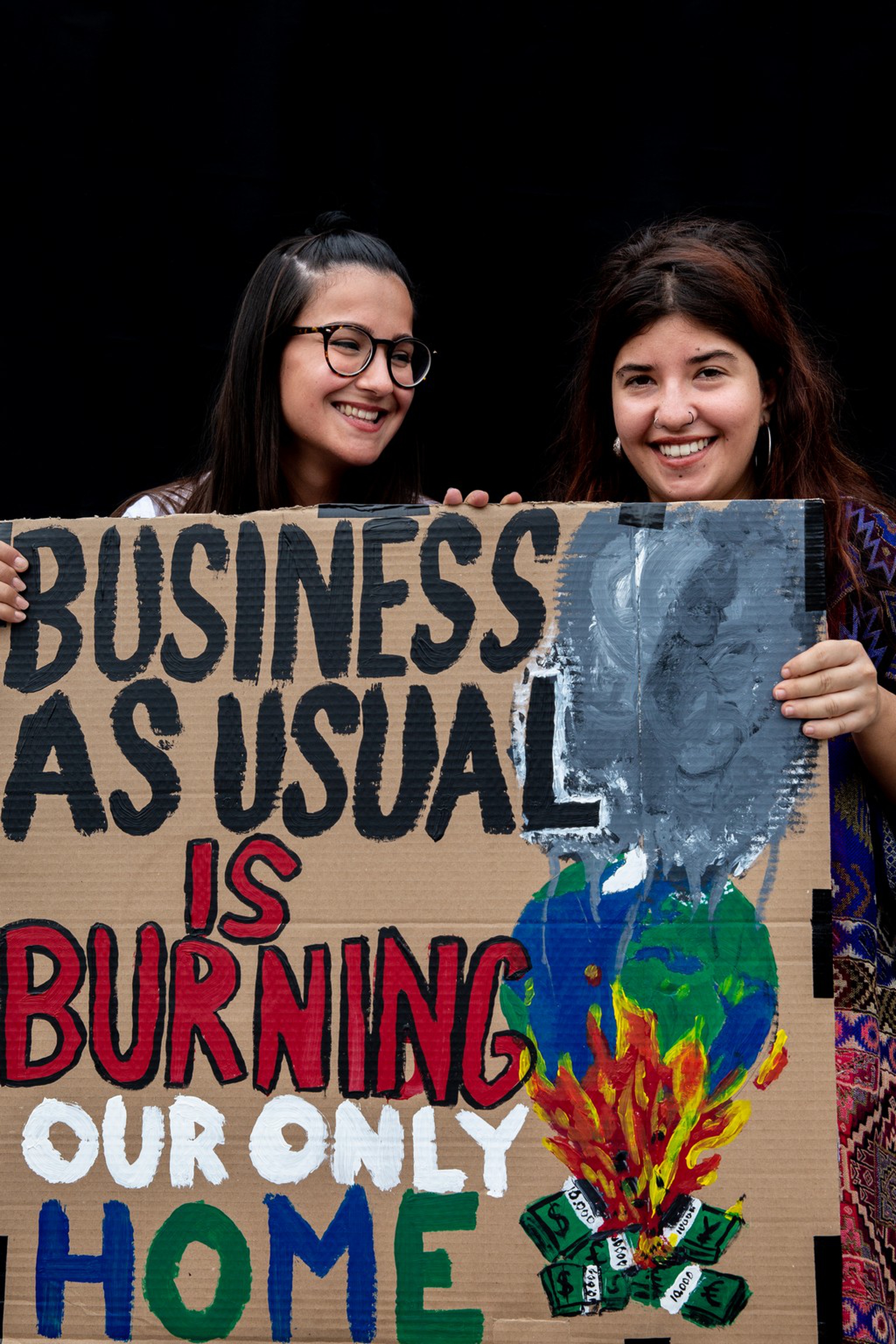The faces at the third Global Climate Strike