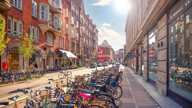 bicicletta, mobilità attiva, copenaghen