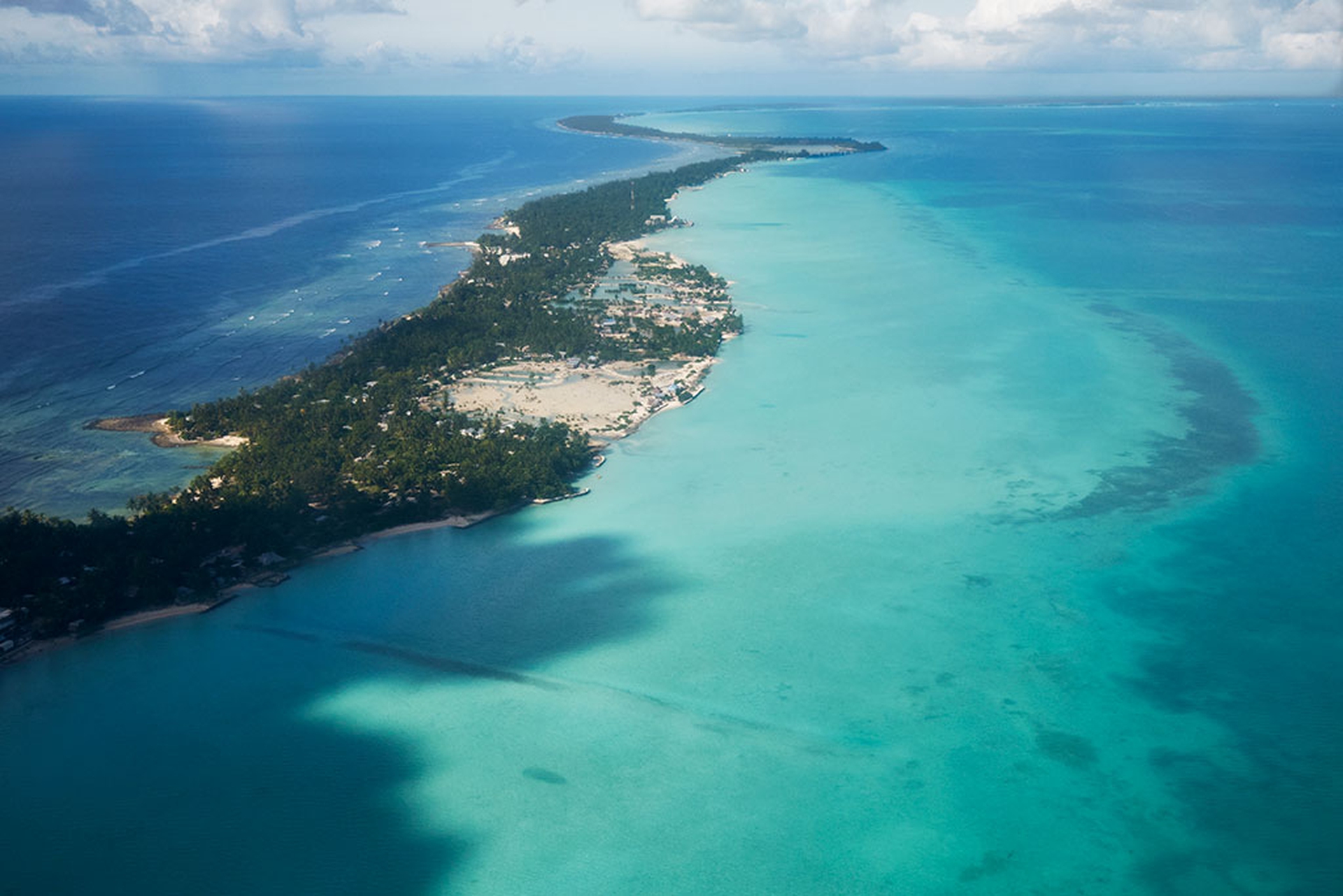 Anote's Ark, Kiribati vista dall'alto