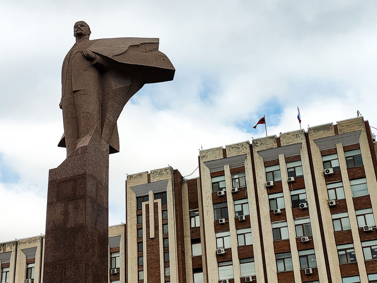 statua di Lenin in Transnistria