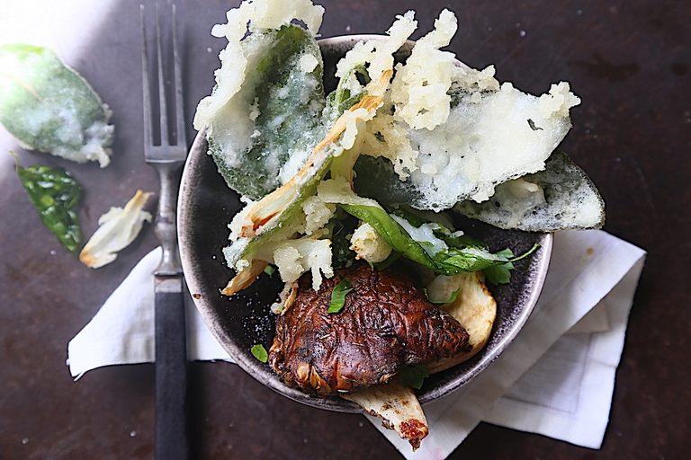 tempura di erbe aromatiche