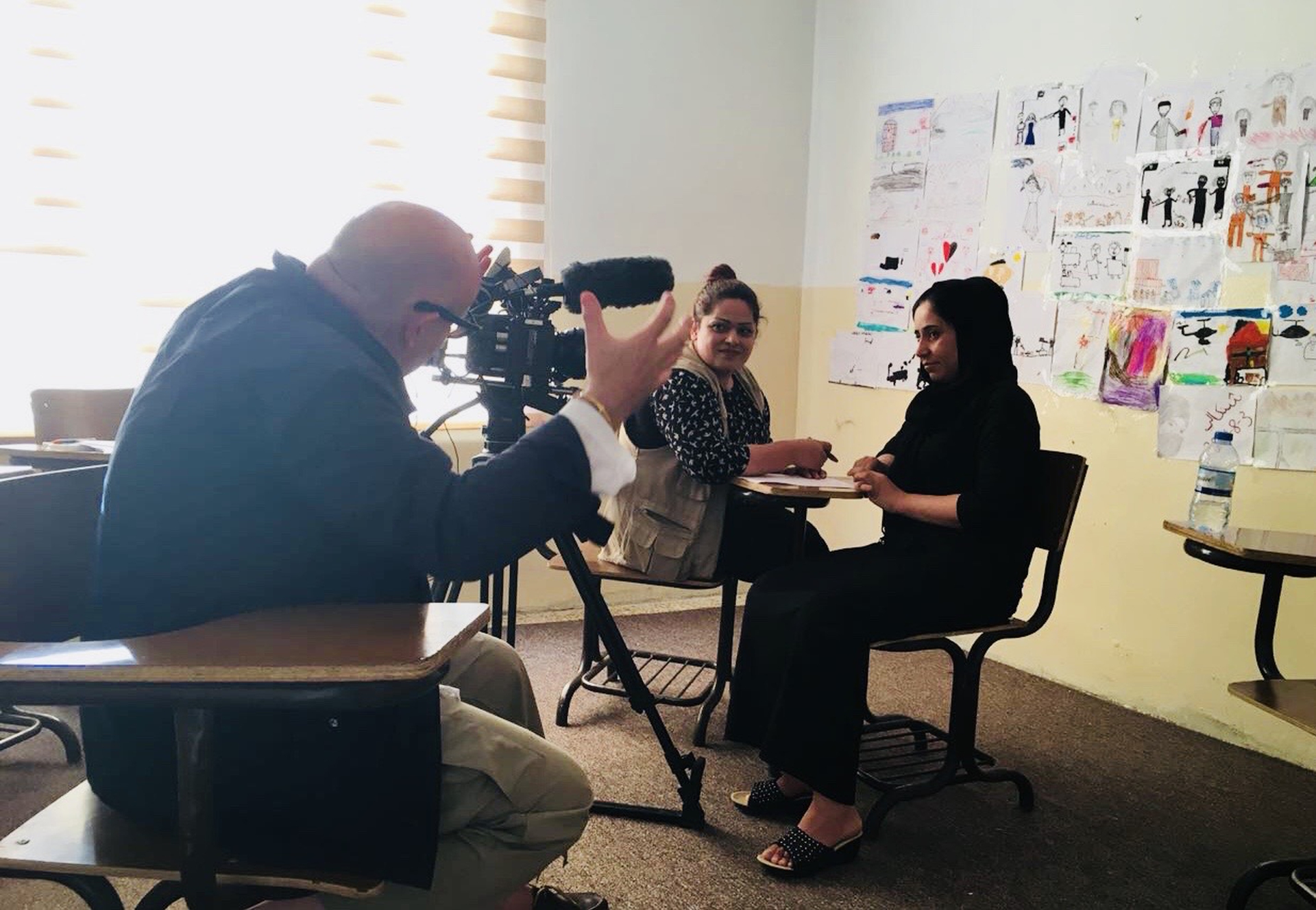 Notturno, Gianfranco Rosi sul set