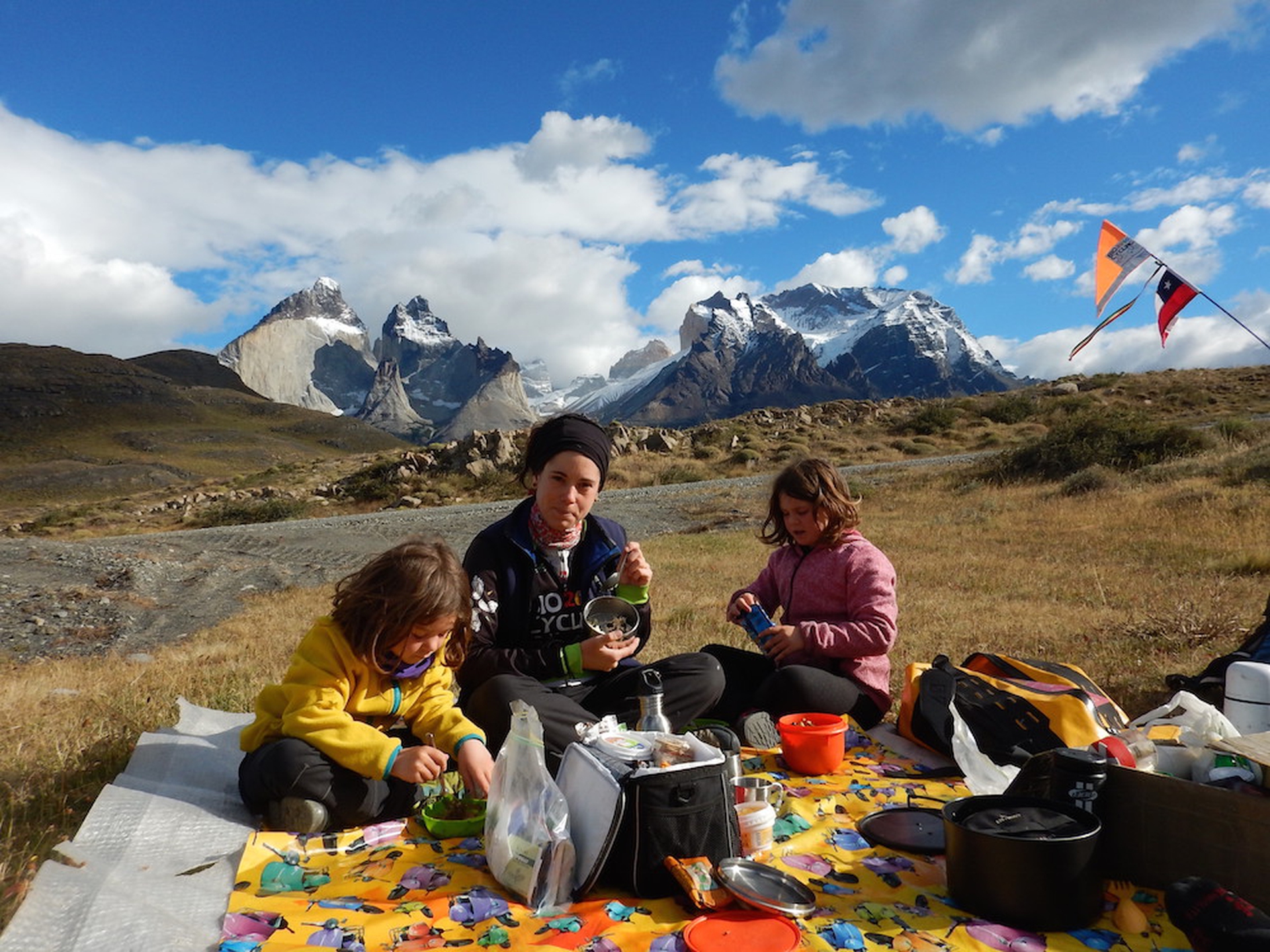 Biocycling, la famiglia in bicicletta
