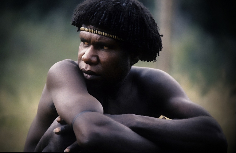 Indigeno della Papua Nuova Guinea