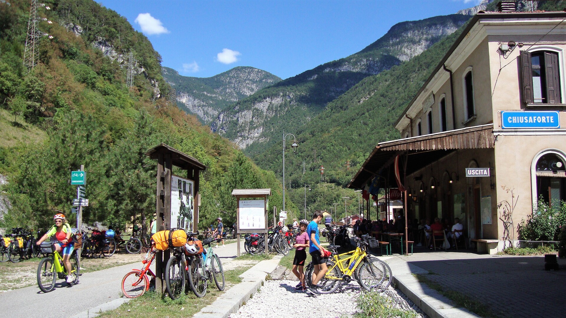 La vecchia stazione di Chiusa Forte © paola piacentini