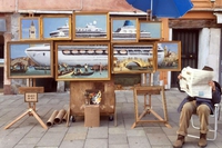 Banksy a Venezia contro le grandi navi