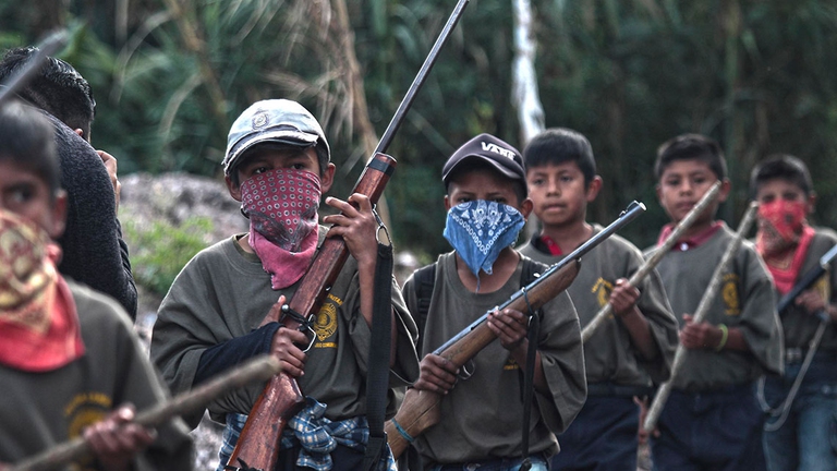 bambini soldato Messico