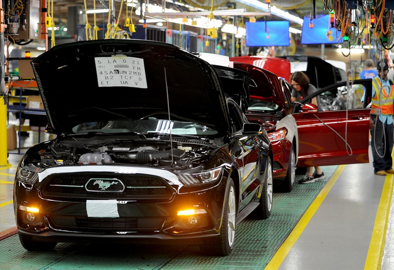 Lo stabilimento Ford di Flat Rock, in Michigan, dove verranno prodotte le future auto elettriche