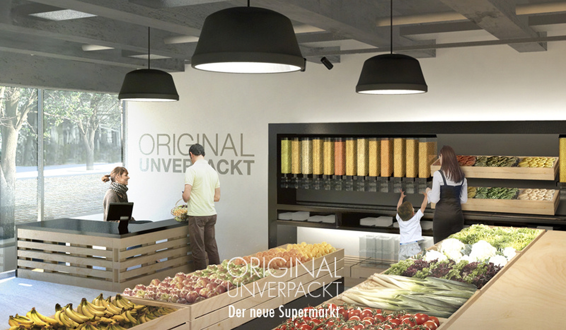 A Berlino il primo supermercato senza imballaggi