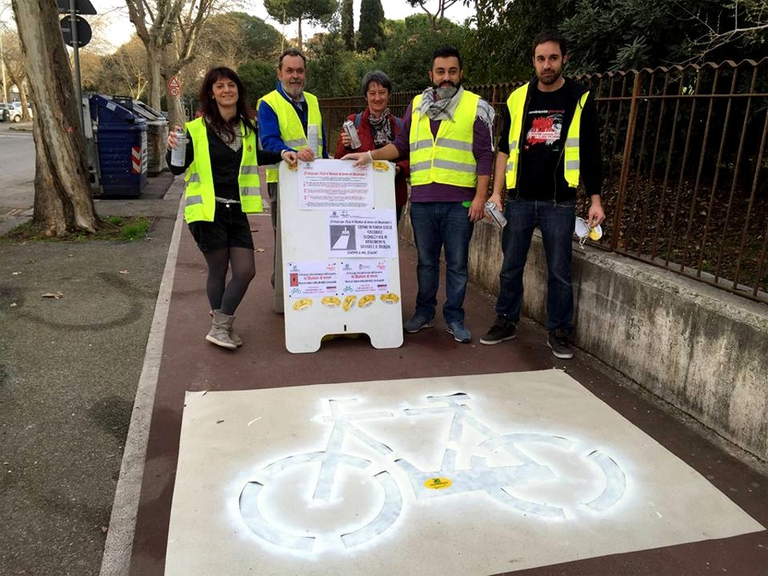 ciclabile viale venezia giulia roma