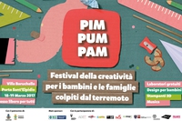Pim pum pam, il festival della creatività rivolto ai bambini vittime del terremoto