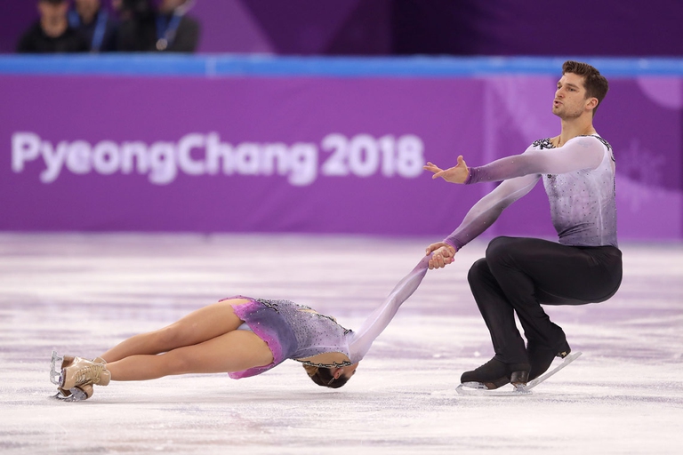Nicole Della Monica Matteo Guarise pattinaggio artistico sul ghiaccio olimpiadi pyeongchang 2018