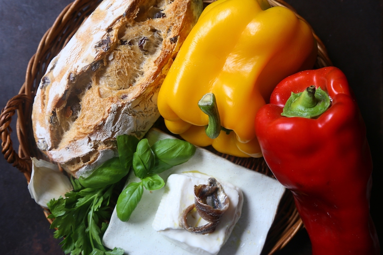 bruschettona con peperoni