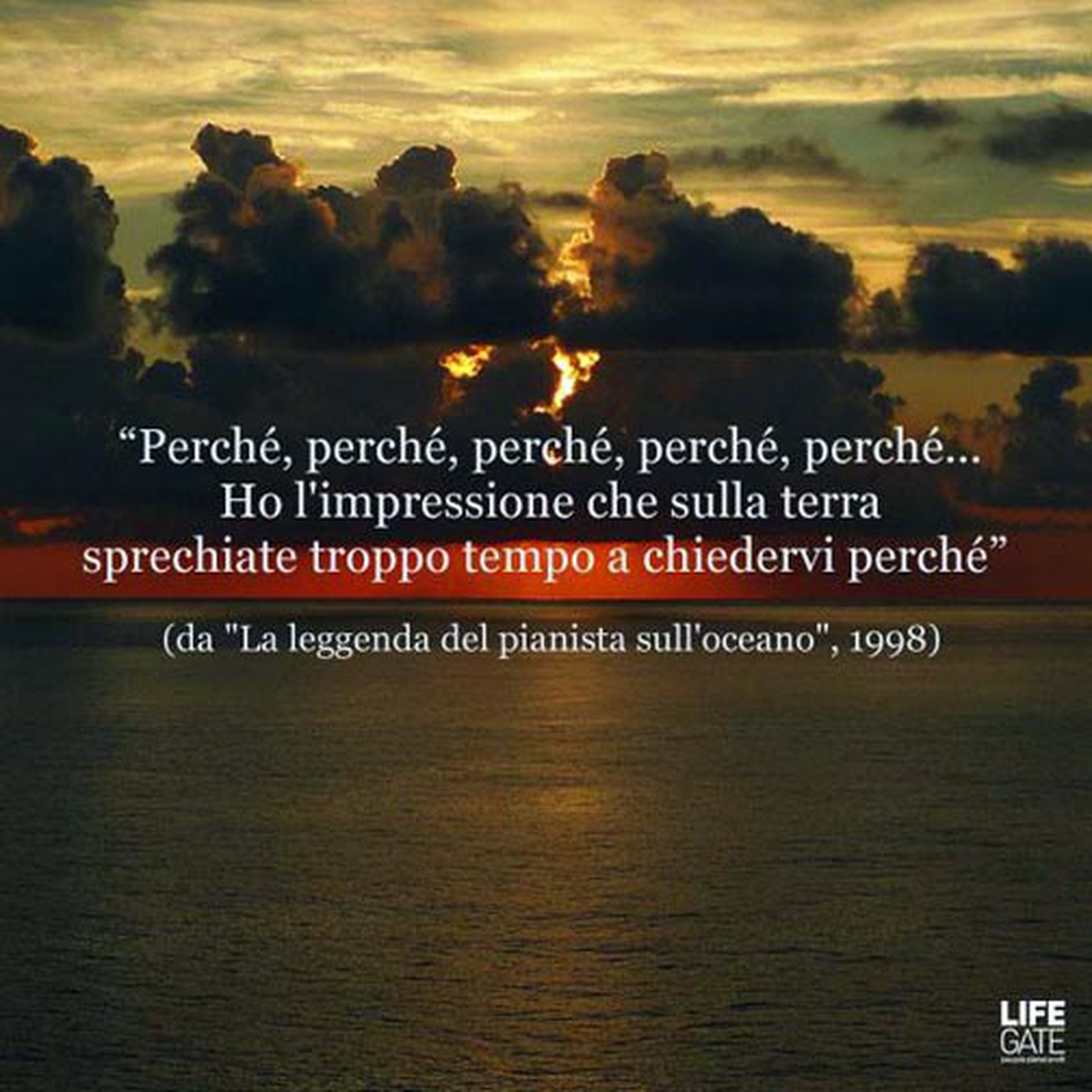 Le citazioni più belle per sempre - La leggenda del pianista sull'oceano