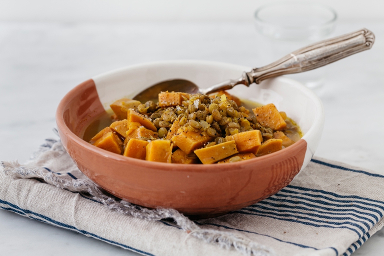 zuppa di patate dolci