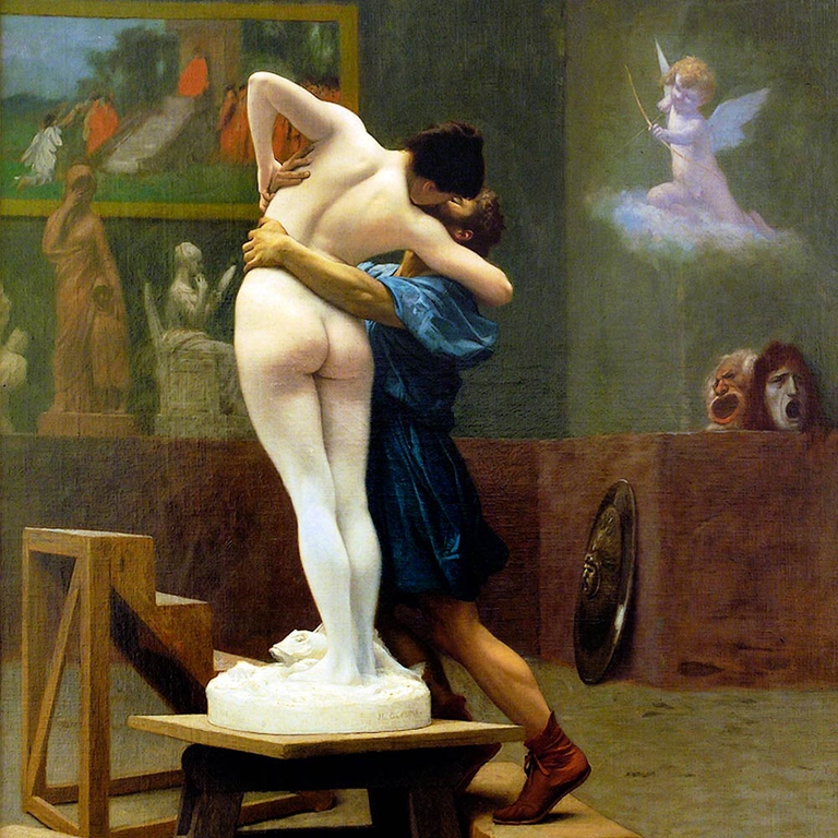 Jean-Léon Gérome, Pygmalione e Galatea, 1890