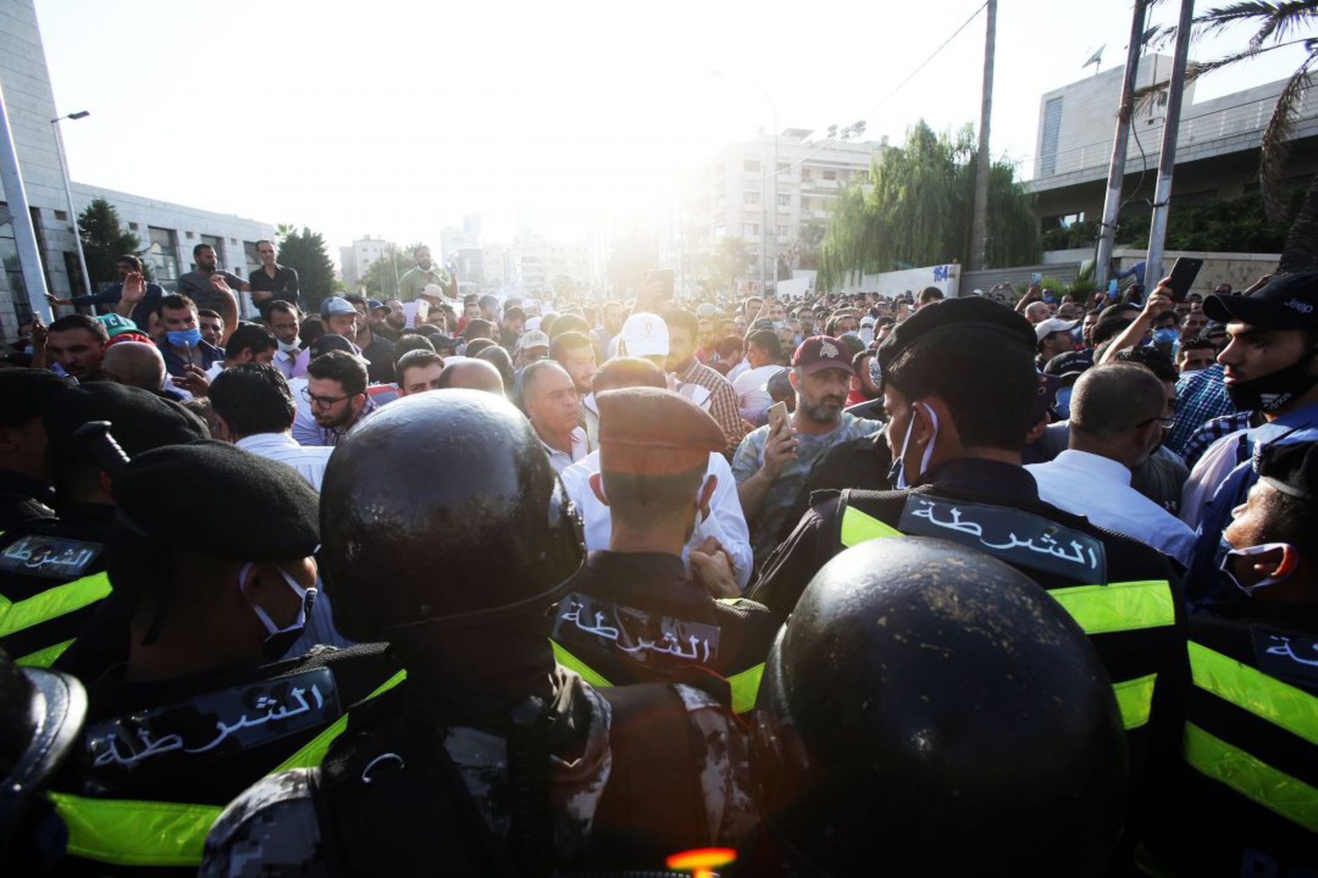 Jordanian Teachers Protest Shutdown Of Union