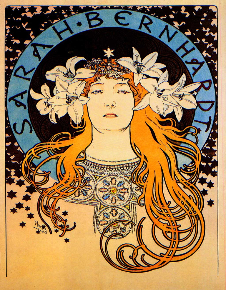 Alfons Mucha Sarah Bernhardt