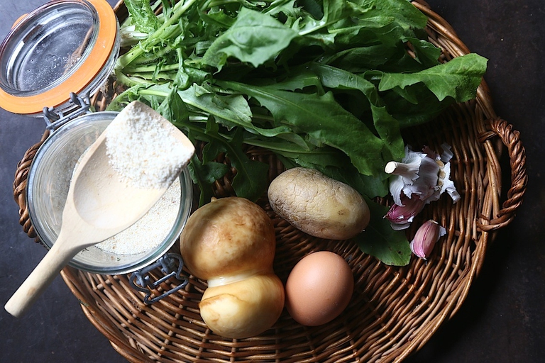 polpette di erbe spontanee