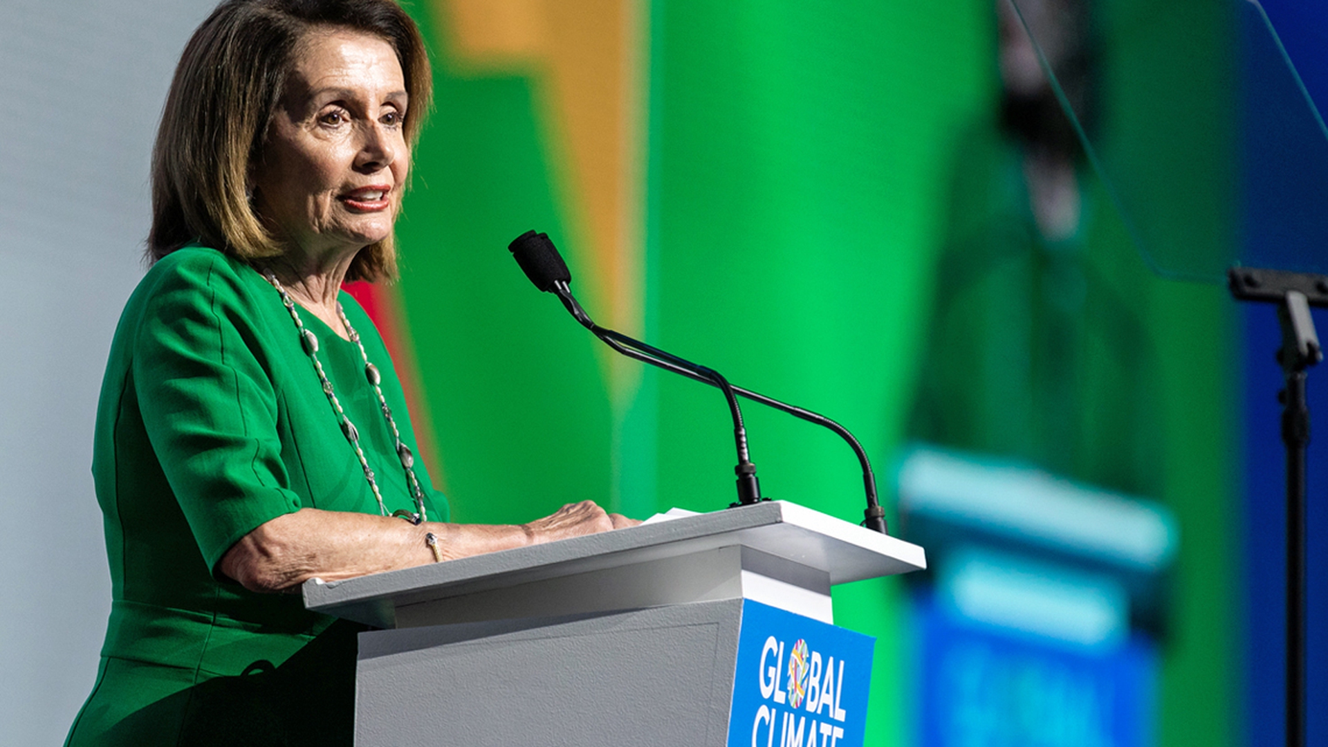 Nancy Pelosi al Global Climate Action Summit