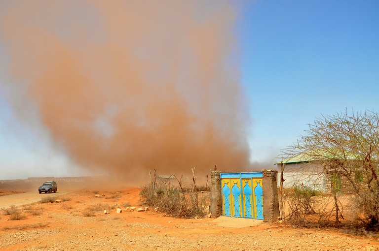 tempesta di sabbia, desertificazione