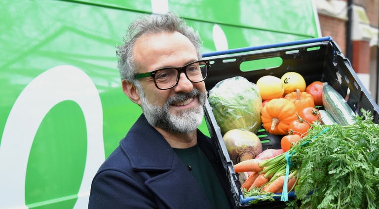 Massimo Bottura refettorio Felix Londra, Time 100