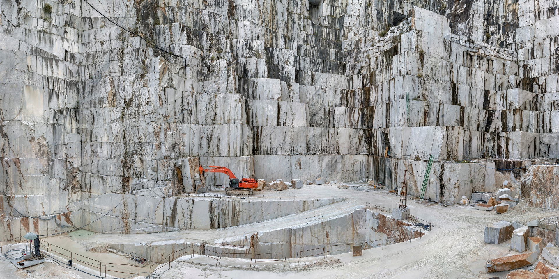 Marble mine in Carrara, Italy