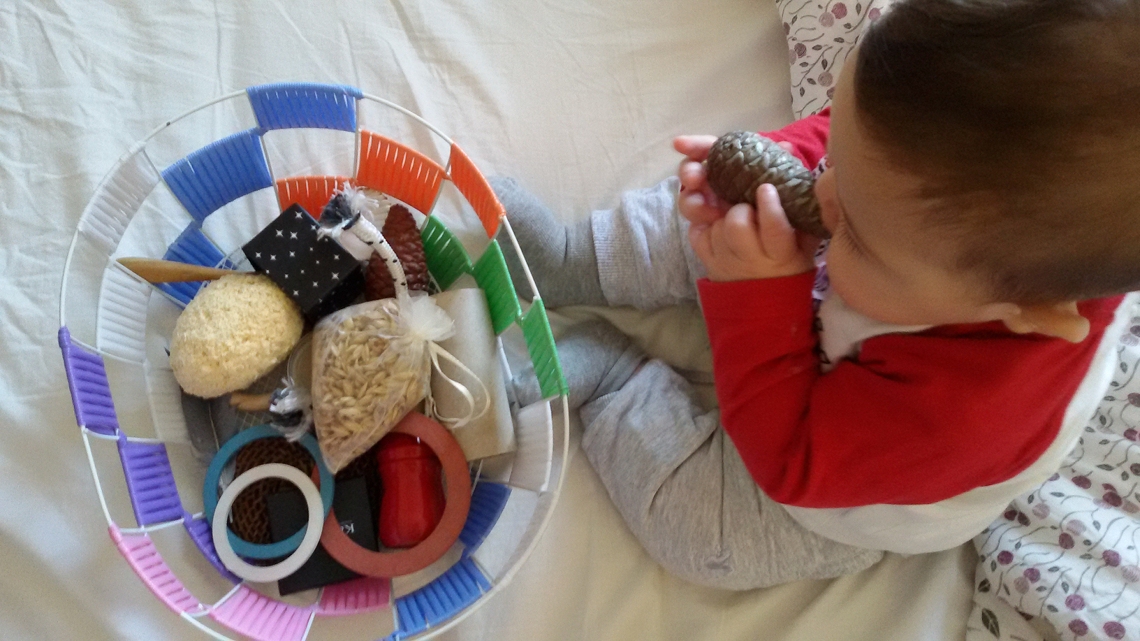 montessori toy basket