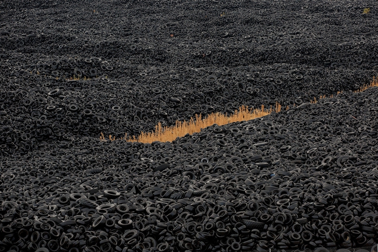 Discarica di copertoni in Spagna