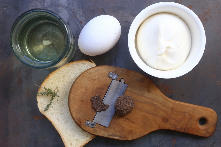 tuorlo d'uovo scottato