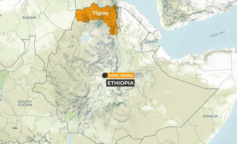 La regione del Tigray, dove si sta combattendo la guerra