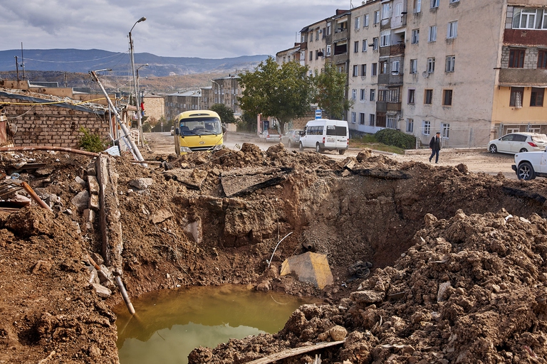bombardamenti nel Nagorno Karabakh