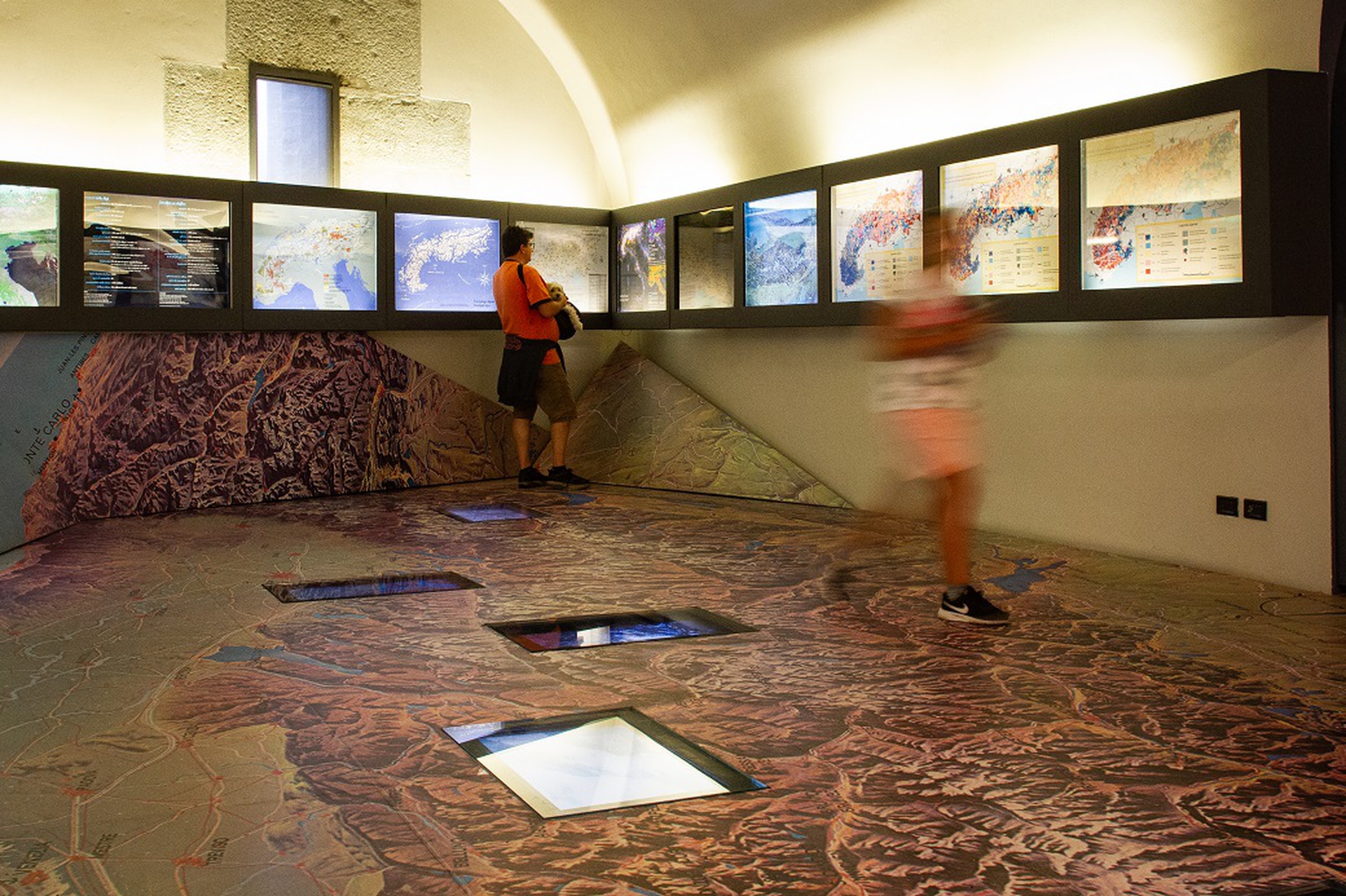 Il Museo delle Alpi è collocato al primo piano dell’Opera Carlo Alberto