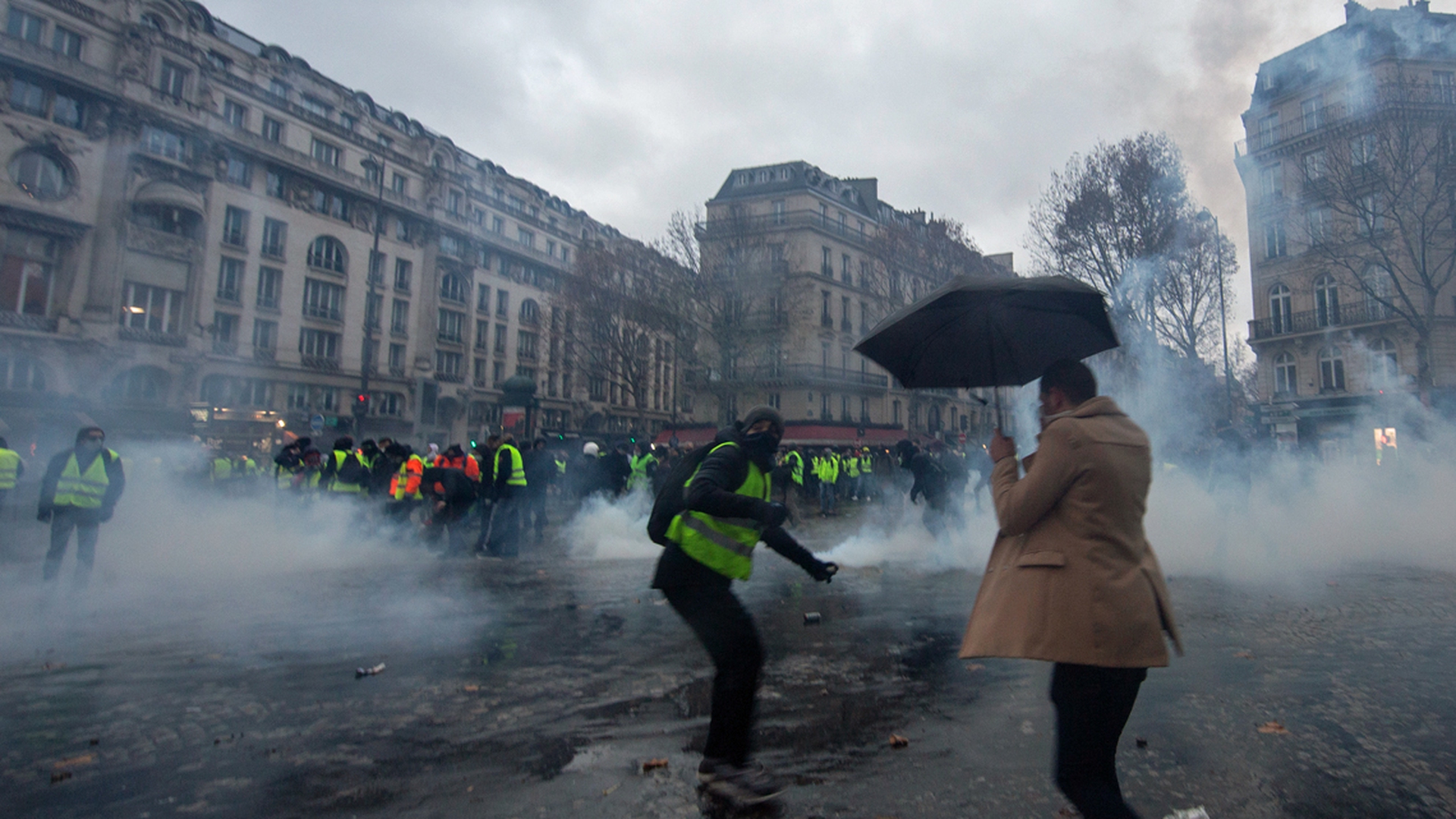 Gilet gialli a Parigi
