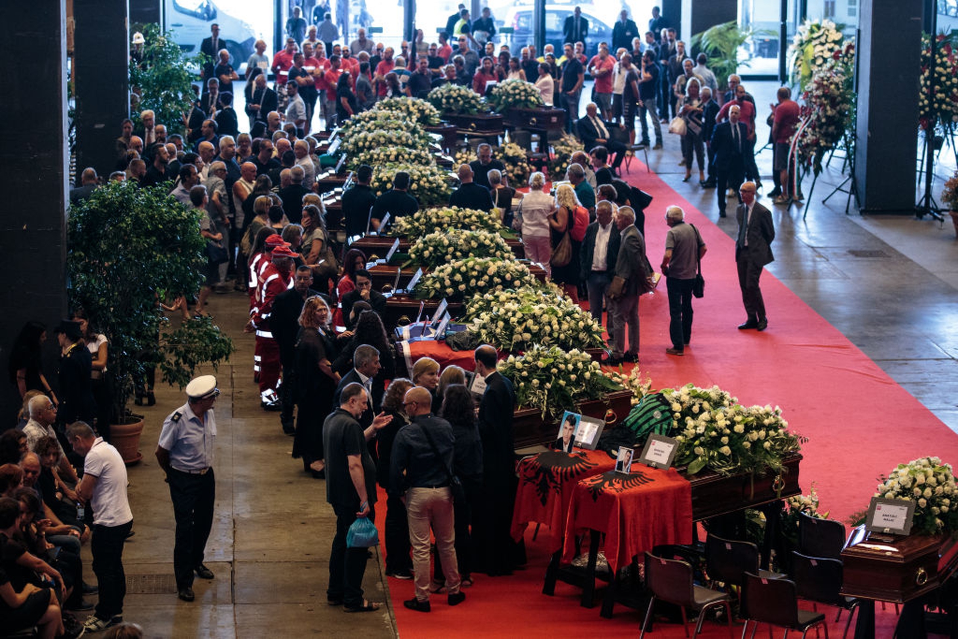 Funerali di stato per le vittime del crollo del ponte Morandi