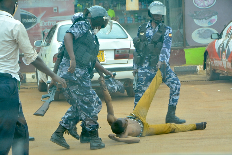 Rioting in Uganda following Bobi Wine's arrest