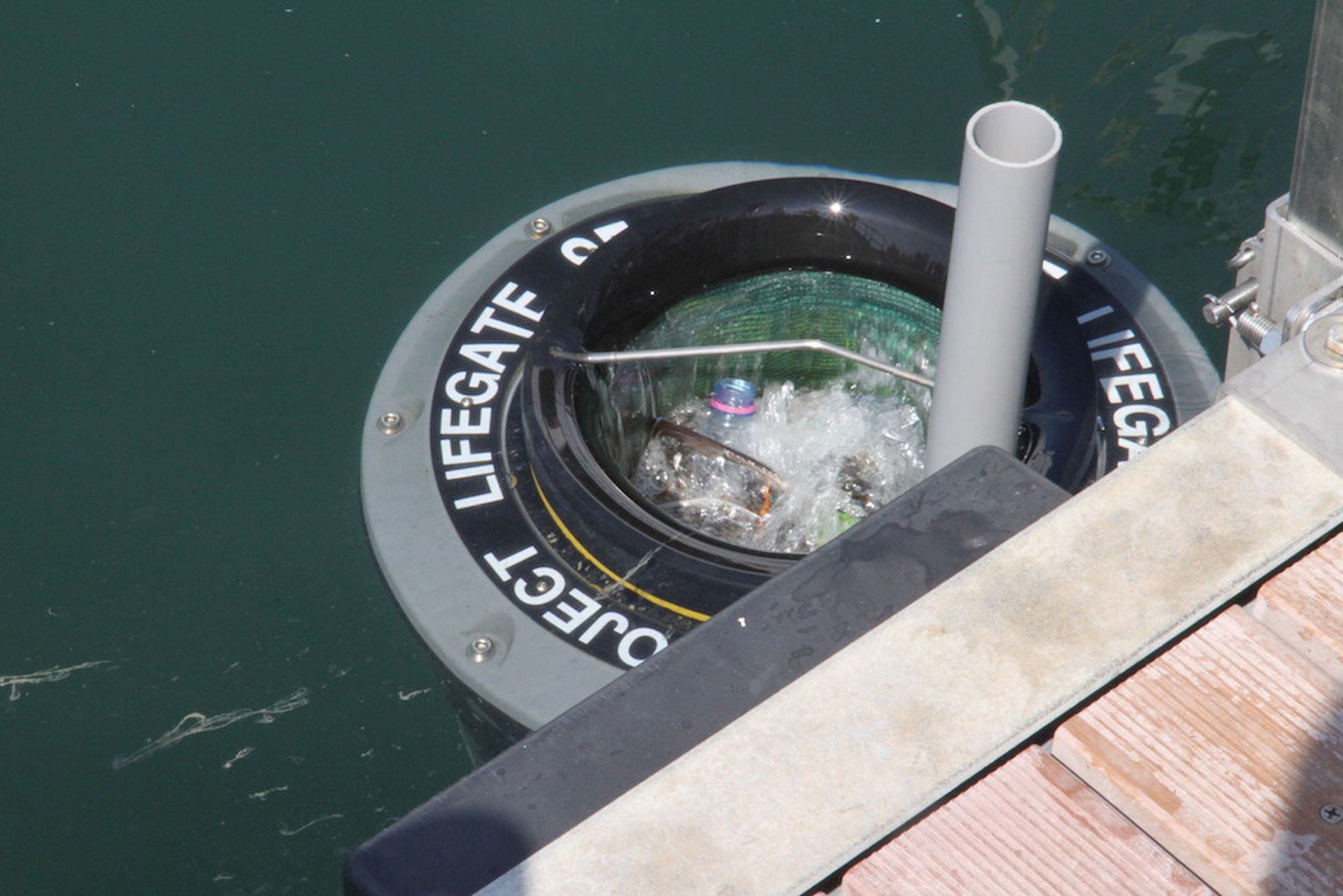 L'inaugurazione del Seabin di Fano