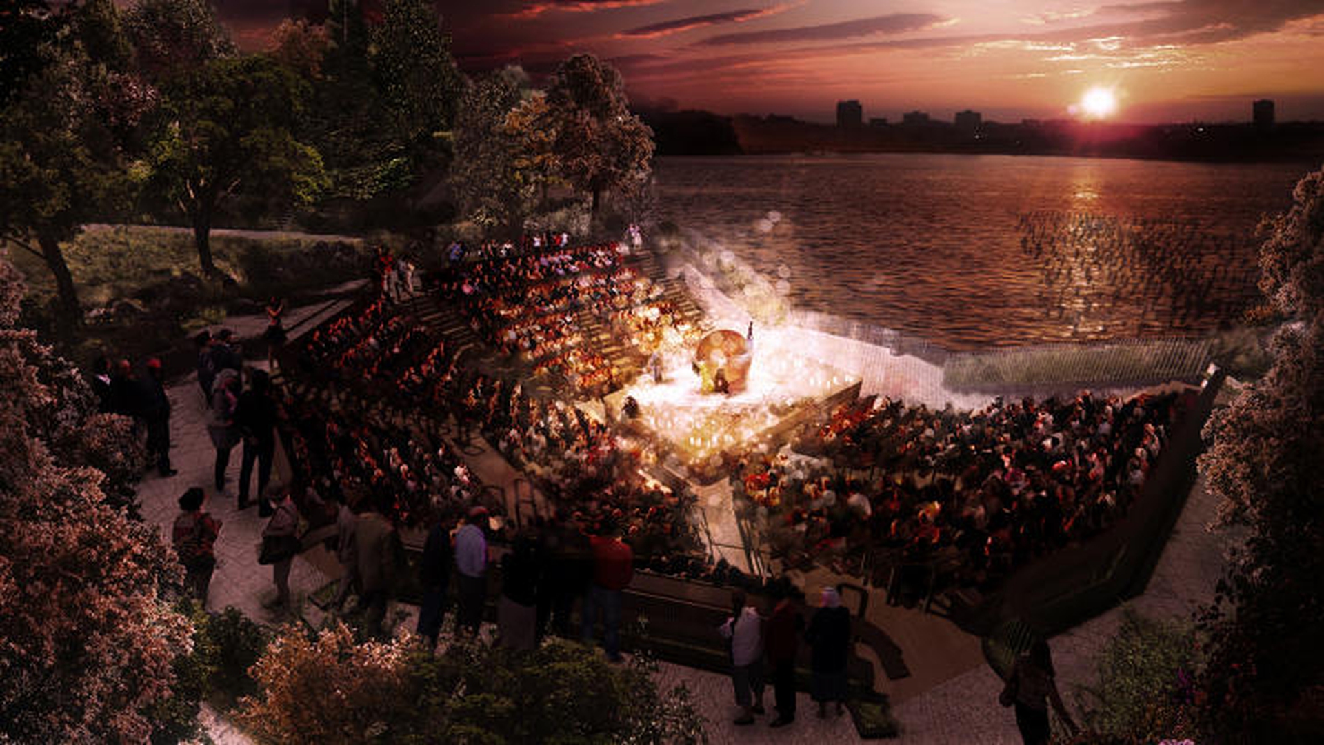 L'oasi urbana che sorgerà sulle rive dell'Hudson a New York