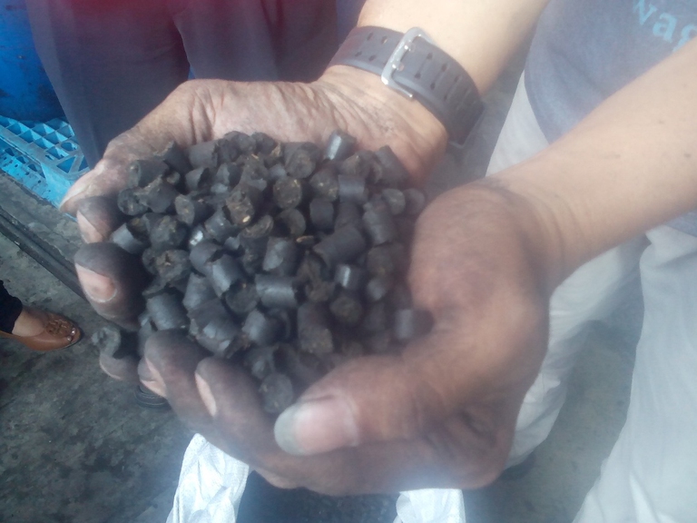 Jamu waste pellets