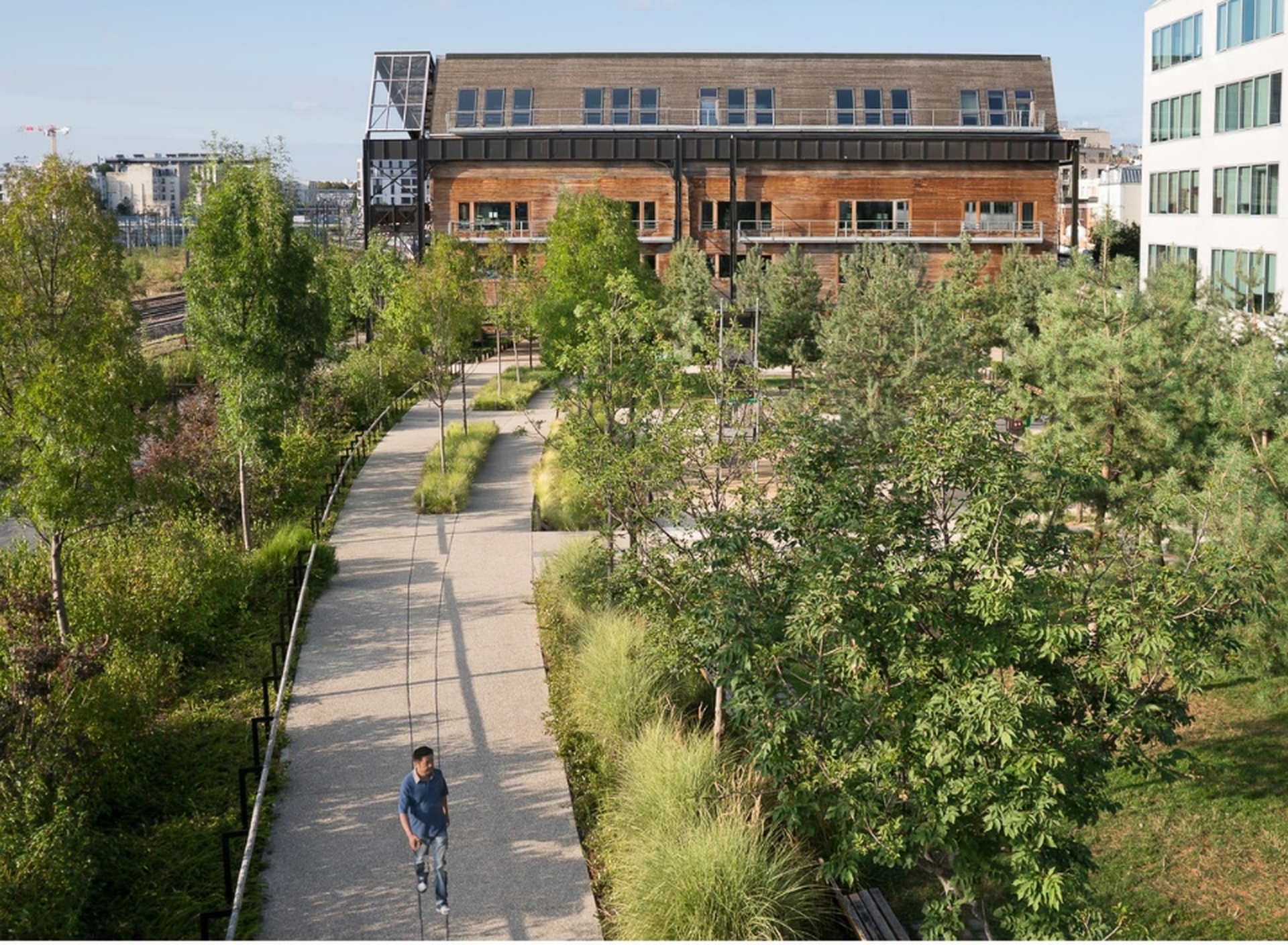 Progetto dei giardini Rosa Luxembourg a Parigi
