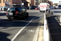 Ciclabile popolare Tuscolana: a Roma i ciclisti si riprendono le strade