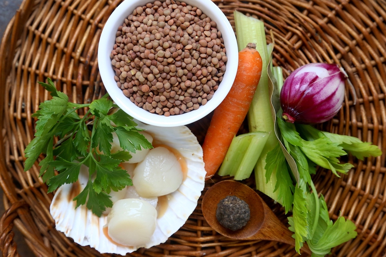 Lenticchie e capesante