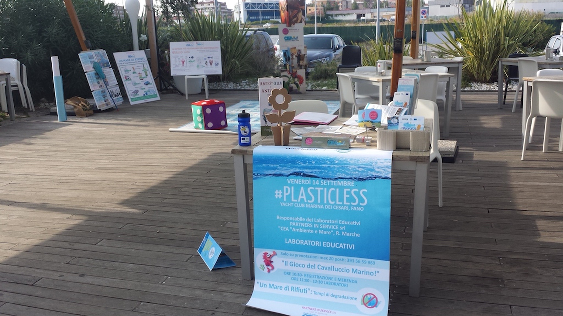 L'inaugurazione del Seabin di Fano